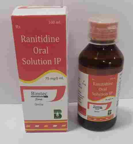 Bimtec Ranitidine 75 MG Oral Syrup, 100 ML