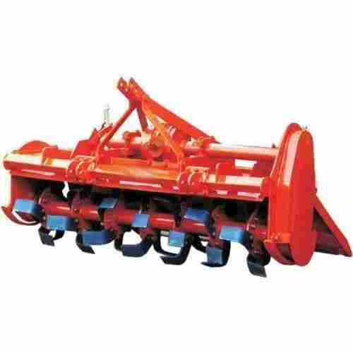 Agricultural Tractor Rotavator Red Colors 