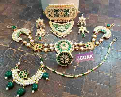 Wedding Golden Imitation Artificial Jewellery Set