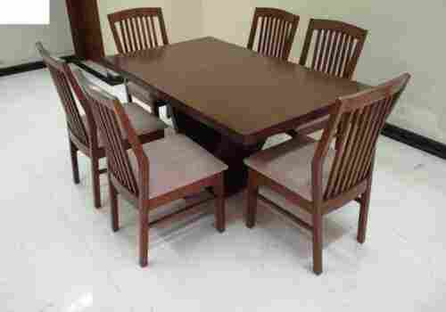 Wooden Dining Table With Chairs 