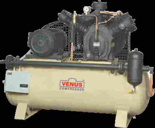 Low Pressure Reciprocating Tank Mounted Double Stage Venus Air Compressor