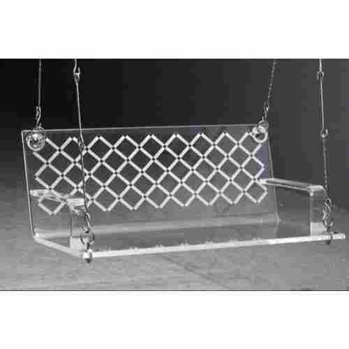 Outdoor Transparent Acrylic Swing With 4-6 Feet Height