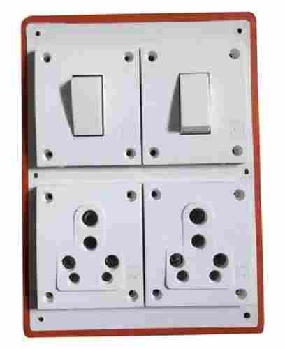 Best Price 16 A 2 Socket PVC Electric Switch Board For Home