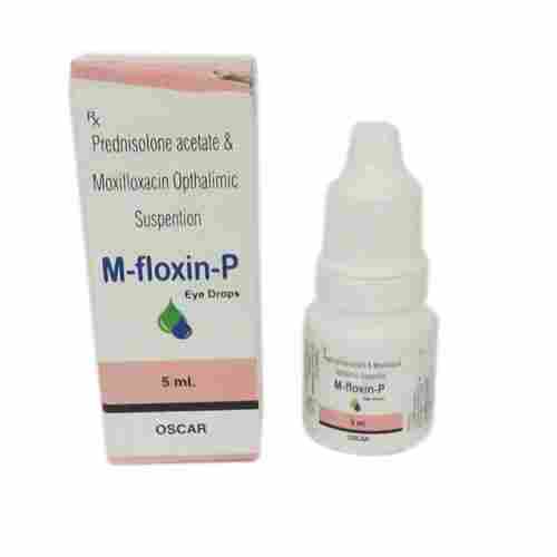 M-FLOXIN-P Prednisolone Acetate And Moxifloxacin Eye Drops, 5 ML