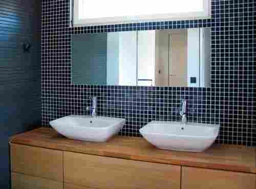 Elegant Water Proof Wall Mounted Versatile Black Bathroom Mosaic Tile 