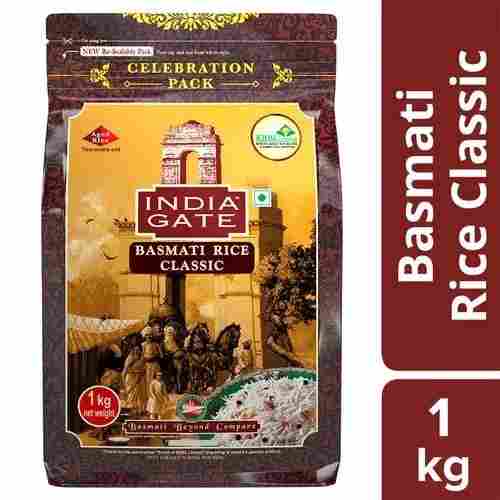 Rich Aroma Commonly Cultivated India Gate Long Grain Basmati Rice (1 Kg)