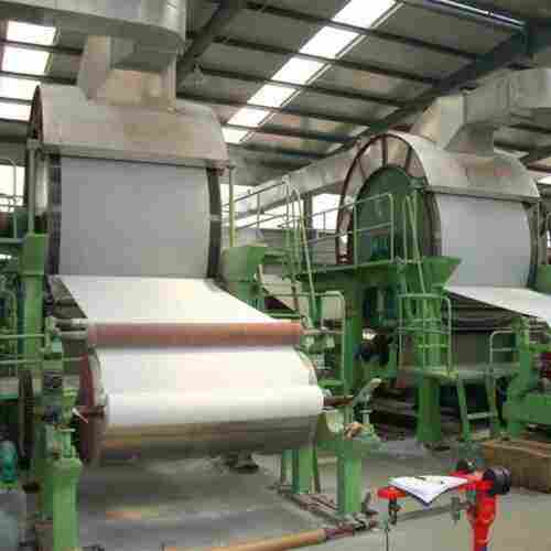Paper Making Machine, Automatic Grade, 30-40 Ton/Day Capacity, Green Color