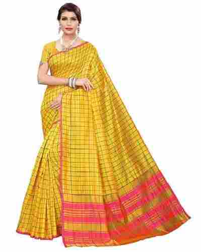 Women Skin Breathable Stylish And Fashionable Printed Cotton Saree