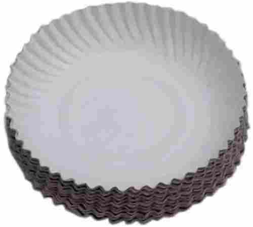  Lightweight Plain White Round Environmentally Safe Disposable Paper Plate