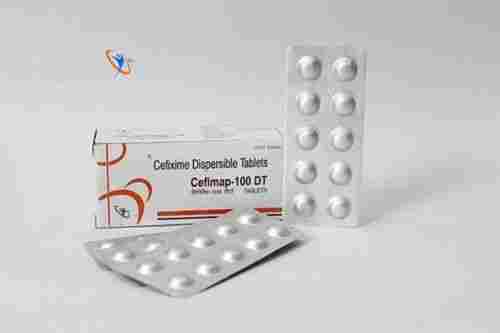 CEFIMAP-100 DT Cefixime Dispersible Antibiotic Tablets, 10x10 Alu Alu Pack