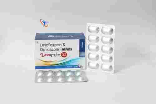 LEVOPRIN-OZ Levofloxacin And Ornidazole Antibiotic Tablets, 10x10 Alu Alu Pack