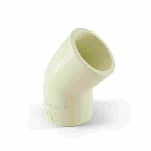 Unbreakable Versatile And Strong Strength Round White Plastic Pipe Elbow