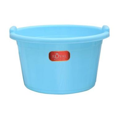 Blue Assorted Plastic Royal Deluxe Tub 22 L, For Home