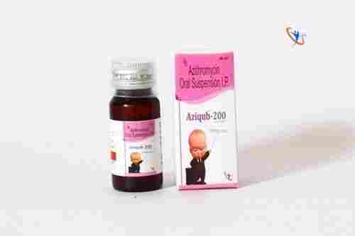 Aziqub-200 Azithromycin Antibiotic Pediatric Oral Suspension, 30 ML