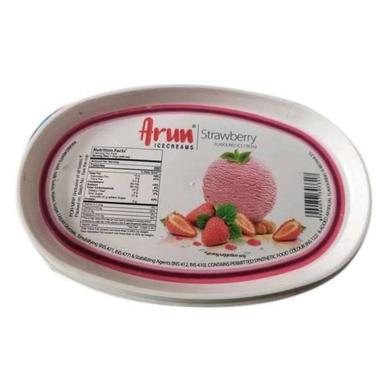 100 Percent Natural Utterly Delicious Creamy Texture Arun Strawberry Ice Cream