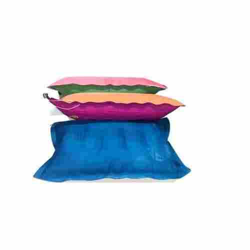 17.5 X 11 Inch 100 Percent Polyester Multicolor Soft And Flexible Plain Air Pillow