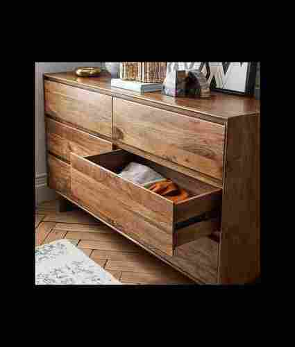 Handmade Classic Solid Wood Six Chest Drawer Dresser For Bedroom
