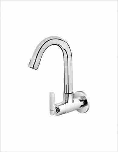 Polished Finished High Pressure Silver Leak Proof Hard Structure Sink Cock Tap