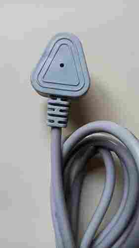 Grey Color Heat Resistance And Fire Proof Light Weight 3 Pin Power Cord