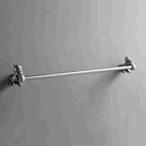 Wall Mounted Towel Rail For Bathroom Fittings With Silver Finish, 600mm Size