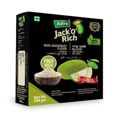 Black And Gold 100% Natural Fiber Rich Gluten Free Jackfruit Powder 200G Pack