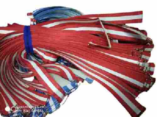 Hole Free Striped Polypropylene Adjustable School Uniform Belts
