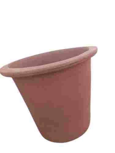 10 Inch 1.5 Kilogram Round Terracotta Clay Decorative Plain Outdoor Flower Pot 
