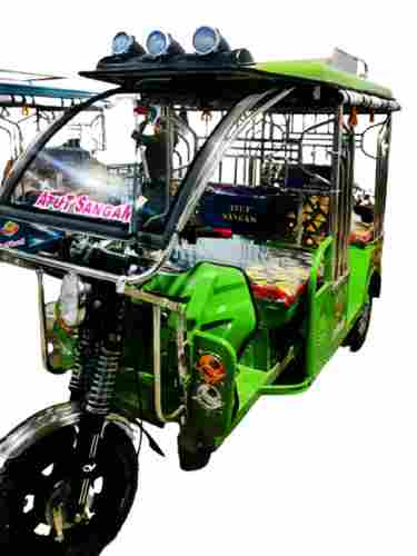 Green Color Electric Rickshaw 