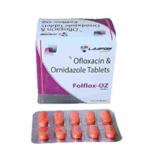 Medicine Grade Pharmaceutical Ofloxacin Ornidazole 10x10 Tablets
