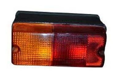 Yellow And Red Rectangular Abs Plastic Traditional Automotive Tail Light For Tractor