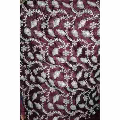 Violet Color Designer Chiffon Fabric