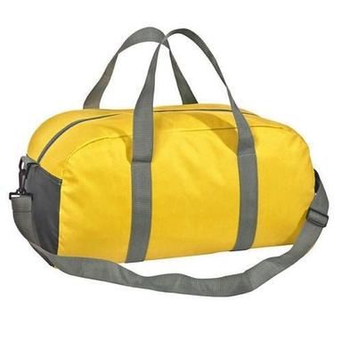 Capacity 10-15 Kg Material Polyester Plain Pattern Yellow Travel Drum Bag