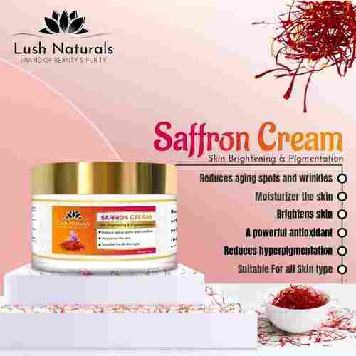 For Skin Glowing And Moisturizer Saffron Cream For Skin Brightening And Pigmentation 