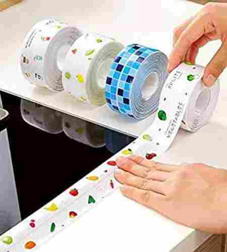 Self Adhesive Oil & Water Proof Silicone/Polyvinyl Chloride Tape For Kitchen Sink