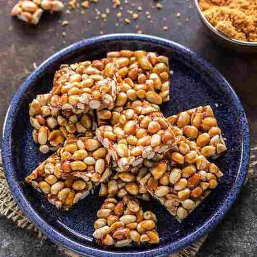 100 Percent Vegetarian And Delicious Tasty Palli Peanut Chikki