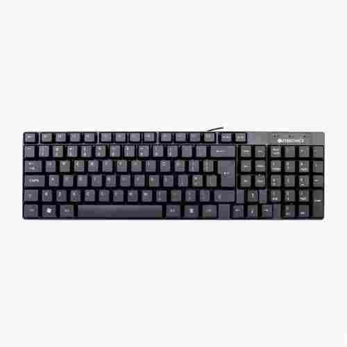 105 Keys Zebronics Zeb-K25 Usb Keyboard, Black Color, 1.2 Meter Cable Length