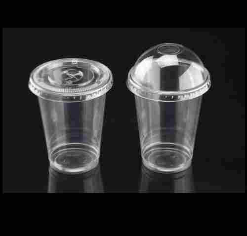 Microwave Safe 350ml Plastic Glass with Lids