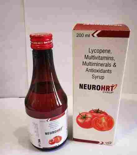 NEUROHRT Lycopene, Multivitamins, Multiminerals And Antioxidants Syrup, 200 ML