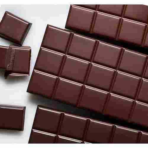 Square Handmade Fresh Dark Brown Solid Chocolates