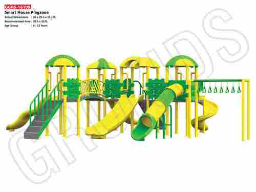Smart House Centre Playzone with Multiple Slides