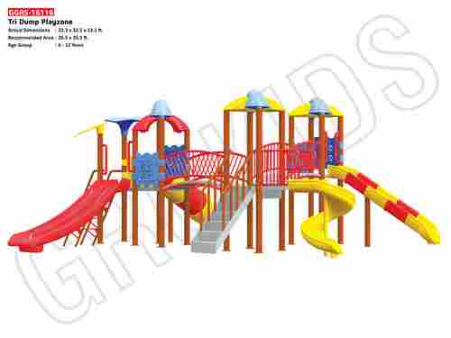 Tri Dump Playzone with 6-12 Years Age Group