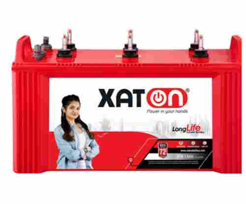 Xaton 120 Ah Short Tubular Inverter Battery 12V With Selenium Technology And 36+36 Months Warranty