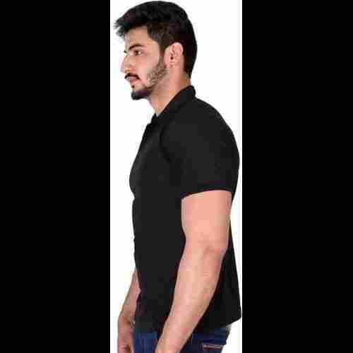 Half Sleeves Polyester Fabric Casual Wear 160 Gsm Plain Men'S Polo T- Shirt 