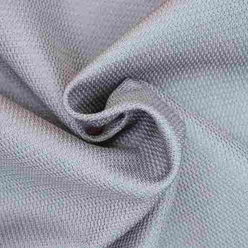 Shrink Resistance Anti Wrinkle And Soft Grey Polyester Warp Knit Fabric 