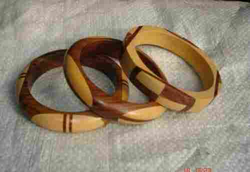 Ladies Wooden Brown Bangles For Daily Wear(Non Breakable)