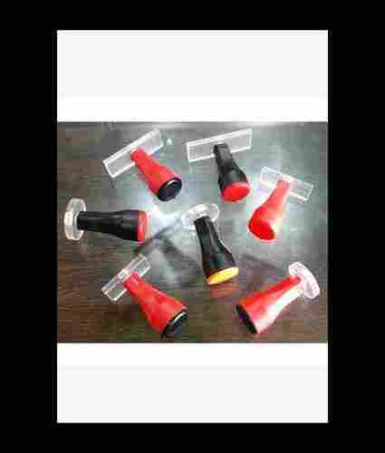 Red Yellow Black Plastic Stamp Handle For Rubber Stamps Making
