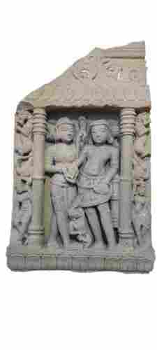 Stone Antique Imitation Religious Casting Folk Art Sculpture For Garden Decoration Use