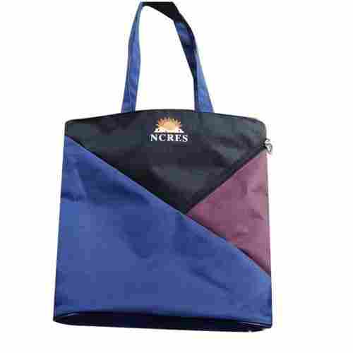 Zipper Closure Type Plain Polyester Shopping Bags With 1 Kg Weight Bearing Capacity