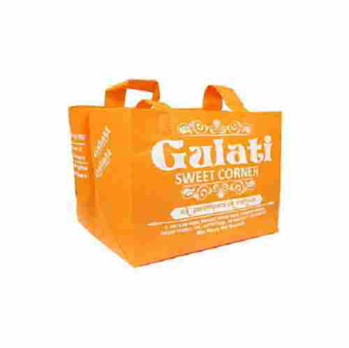 12 X 8 Inch Rectangular Printed Non Woven Carry Bag with 5 Kilogram Load Capacity