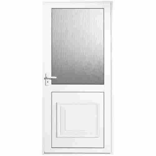 1.25mm Thickness Fully Fitted Single Leaf Aluminum Alloy Glazed Door With Handle